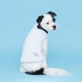 플로트 민소매 티셔츠 강아지옷 | 스카이스트라이프